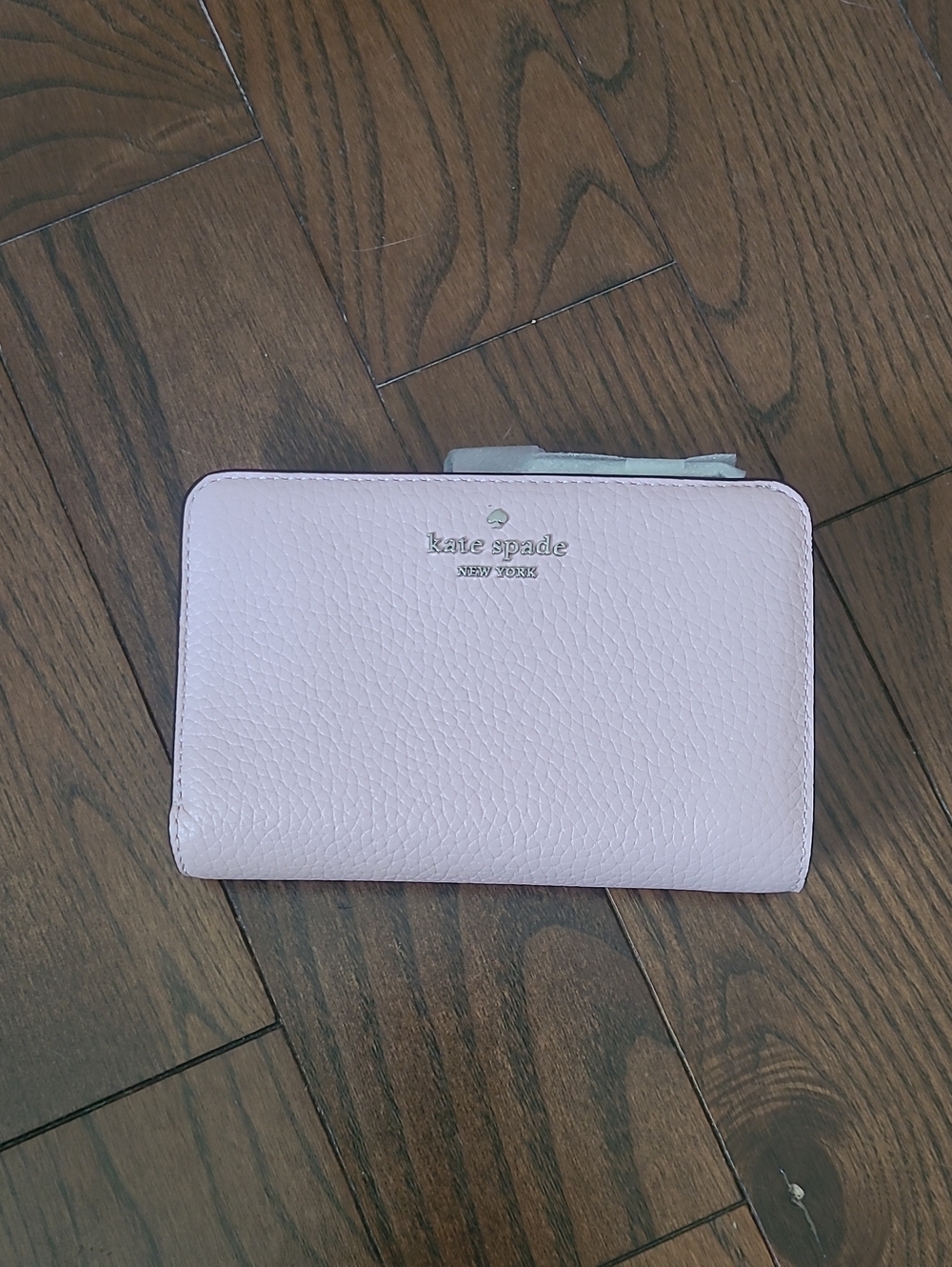 New kate spade Lena Medium Bifold Wallet - Tutu Pink